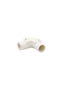 20mm PVC Conduit Inspection Elbow: White