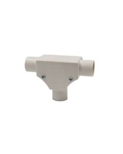 20mm PVC Conduit Inspection Tee: White