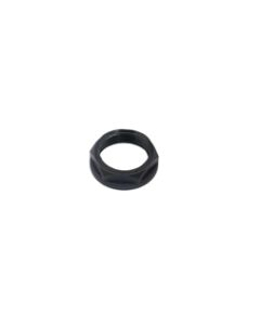 20mm PVC Lock Nut: Black