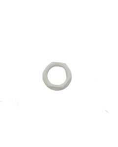 20mm PVC Lock Nut: White