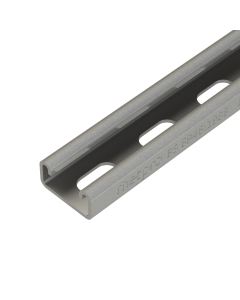 41 x 21 x 2.5mm CHANNEL SLOTTED 6mtr (28 x 14mm SLOT)